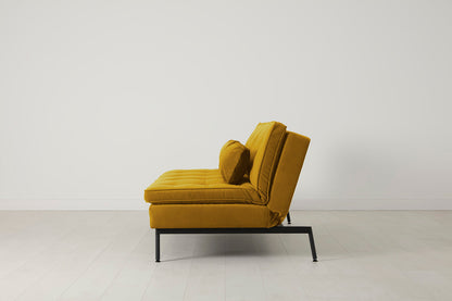 Model 11 Sofa Bed 3 Seater, Mustard