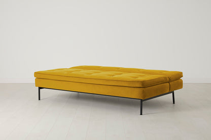 Model 11 Sofa Bed 3 Seater, Mustard