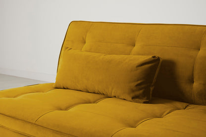 Model 11 Sofa Bed 3 Seater, Mustard