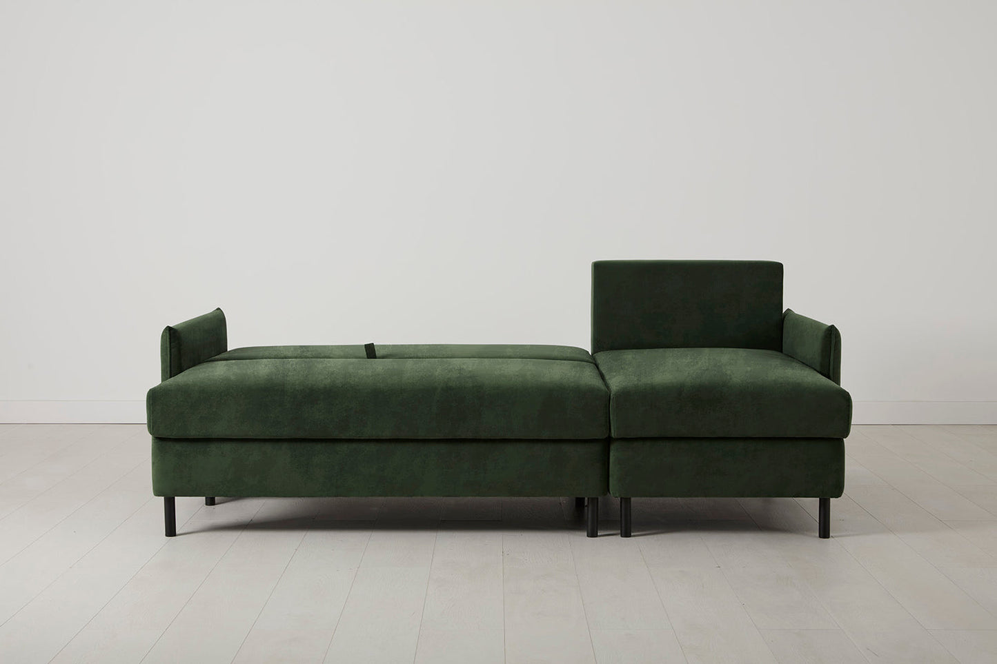 Model 12 Sofa Bed with Storage 3 Seater Right Chaise, Conifer
