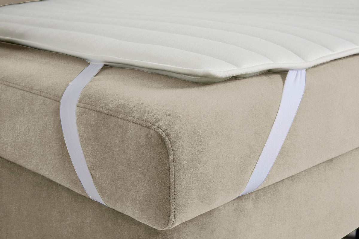 Model 12 Sofa Bed with Storage 3 Seater Left Chaise, Flax