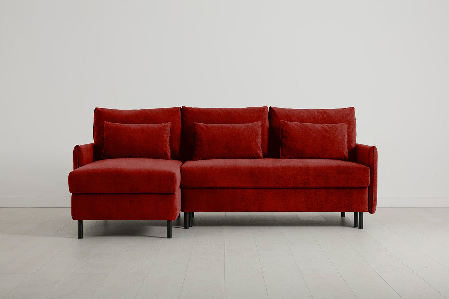 Model 12 Sofa Bed with Storage 3 Seater Left Chaise, Harissa