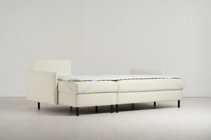 Model 12 Sofa Bed with Storage 3 Seater Left Chaise, Ivory