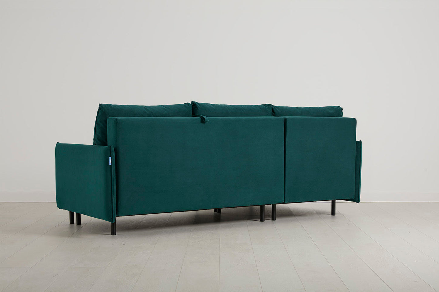 Model 12 Sofa Bed with Storage 3 Seater Left Chaise, Kingfisher