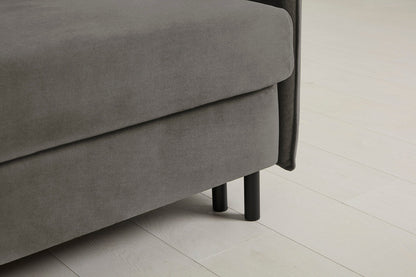 Model 12 Sofa Bed with Storage 3 Seater Left Chaise, Mink