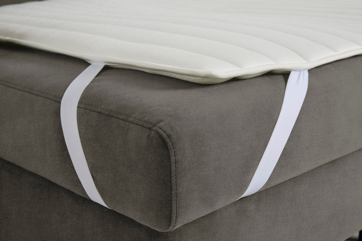Model 12 Sofa Bed with Storage 3 Seater Left Chaise, Mink