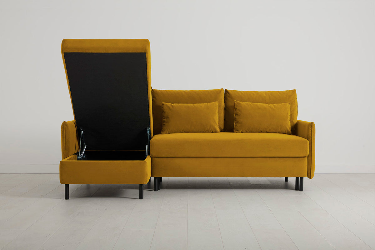 Model 12 Sofa Bed with Storage 3 Seater Left Chaise