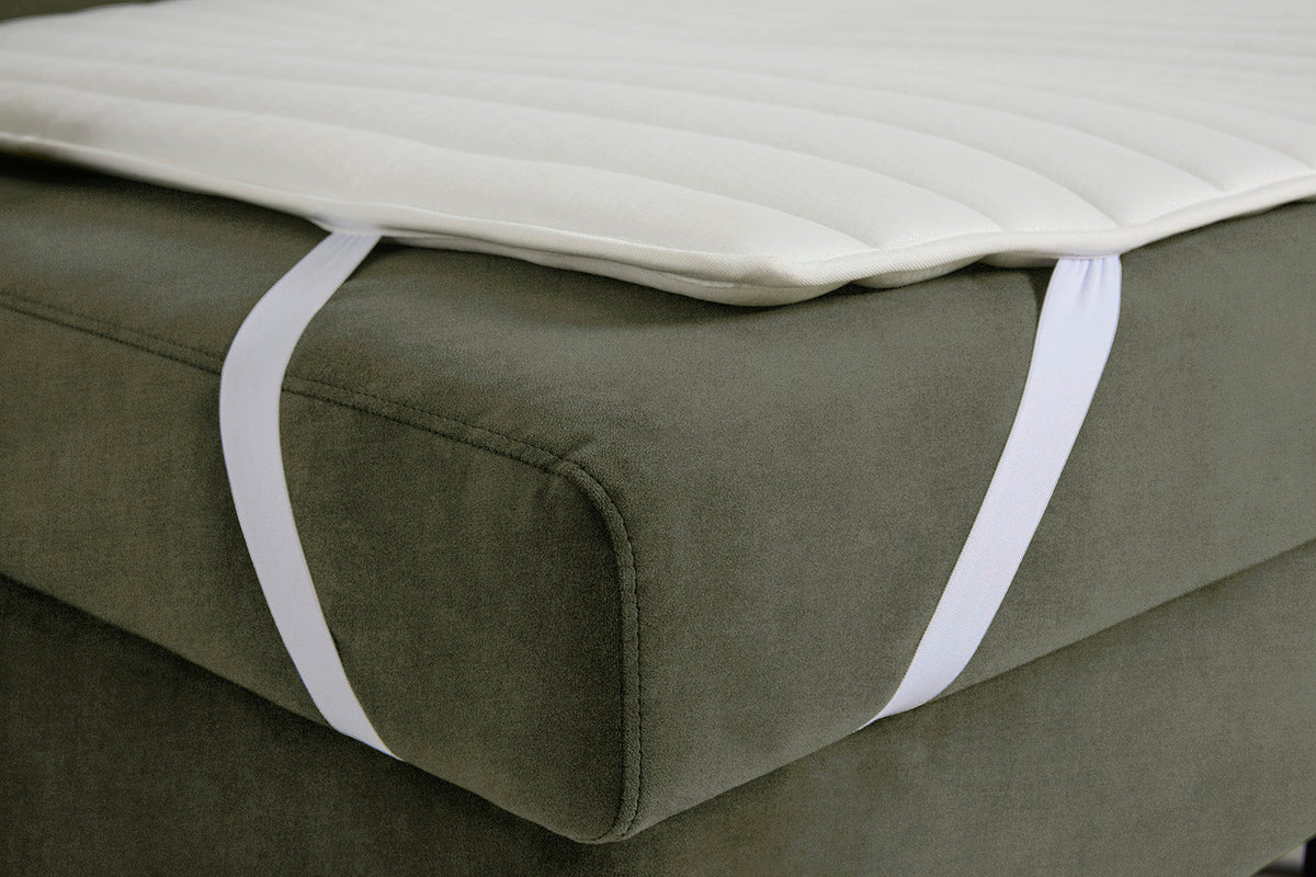 Model 12 Sofa Bed with Storage 3 Seater Left Chaise, Pine