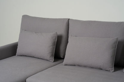 Model 12 Sofa Bed with Storage 3 Seater Left Chaise, Risso