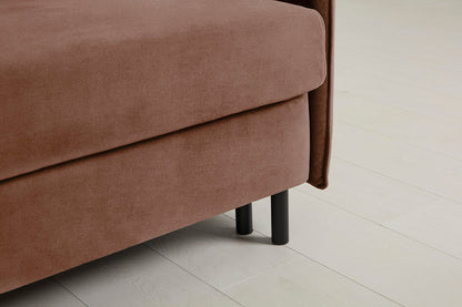 Model 12 Sofa Bed with Storage 3 Seater Left Chaise, Russet