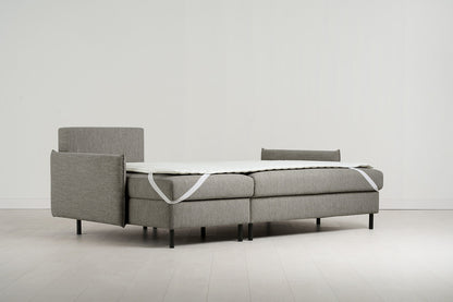 Model 12 Sofa Bed with Storage 3 Seater Left Chaise, Shadow