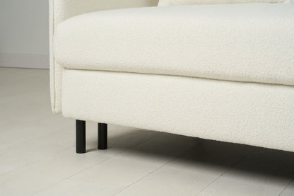 Model 12 Sofa Bed with Storage 3 Seater Right Chaise, Ivory