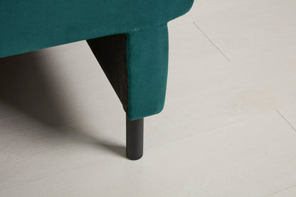 Model 12 Sofa Bed with Storage 3 Seater Right Chaise, Kingfisher