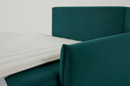 Model 12 Sofa Bed with Storage 3 Seater Left Chaise, Kingfisher