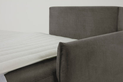 Model 12 Sofa Bed with Storage 3 Seater Right Chaise, Mink