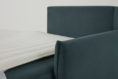 Model 12 Sofa Bed with Storage 3 Seater Right Chaise, Petrol