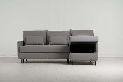 Model 12 Sofa Bed with Storage 3 Seater Right Chaise, Risso