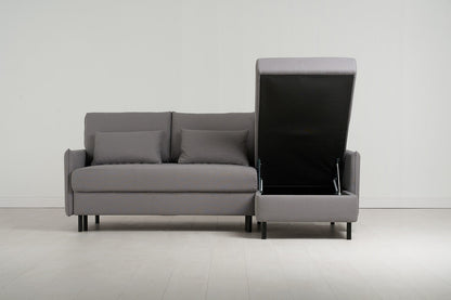 Model 12 Sofa Bed with Storage 3 Seater Right Chaise, Risso