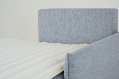Model 12 Sofa Bed with Storage 3 Seater Left Chaise, Seaglass