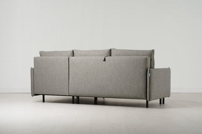 Model 12 Sofa Bed with Storage 3 Seater Right Chaise, Shadow