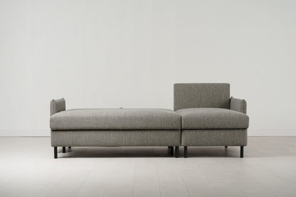 Model 12 Sofa Bed with Storage 3 Seater Right Chaise, Shadow