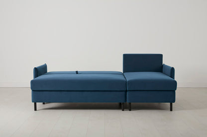 Model 12 Sofa Bed with Storage 3 Seater Right Chaise, Teal