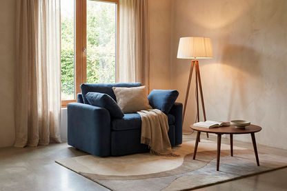 Model 13 Loveseat, Teal