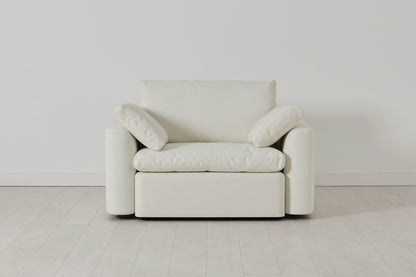 Model 13 Loveseat, White