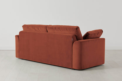 Model 13 2-Seater Left Chaise Sofa, Brick