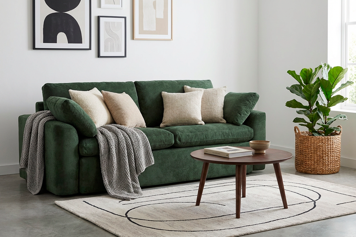 Model 13 2-Seater Sofa, Conifer
