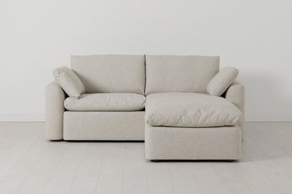 Model 13 2-Seater Right Chaise Sofa, Parchment