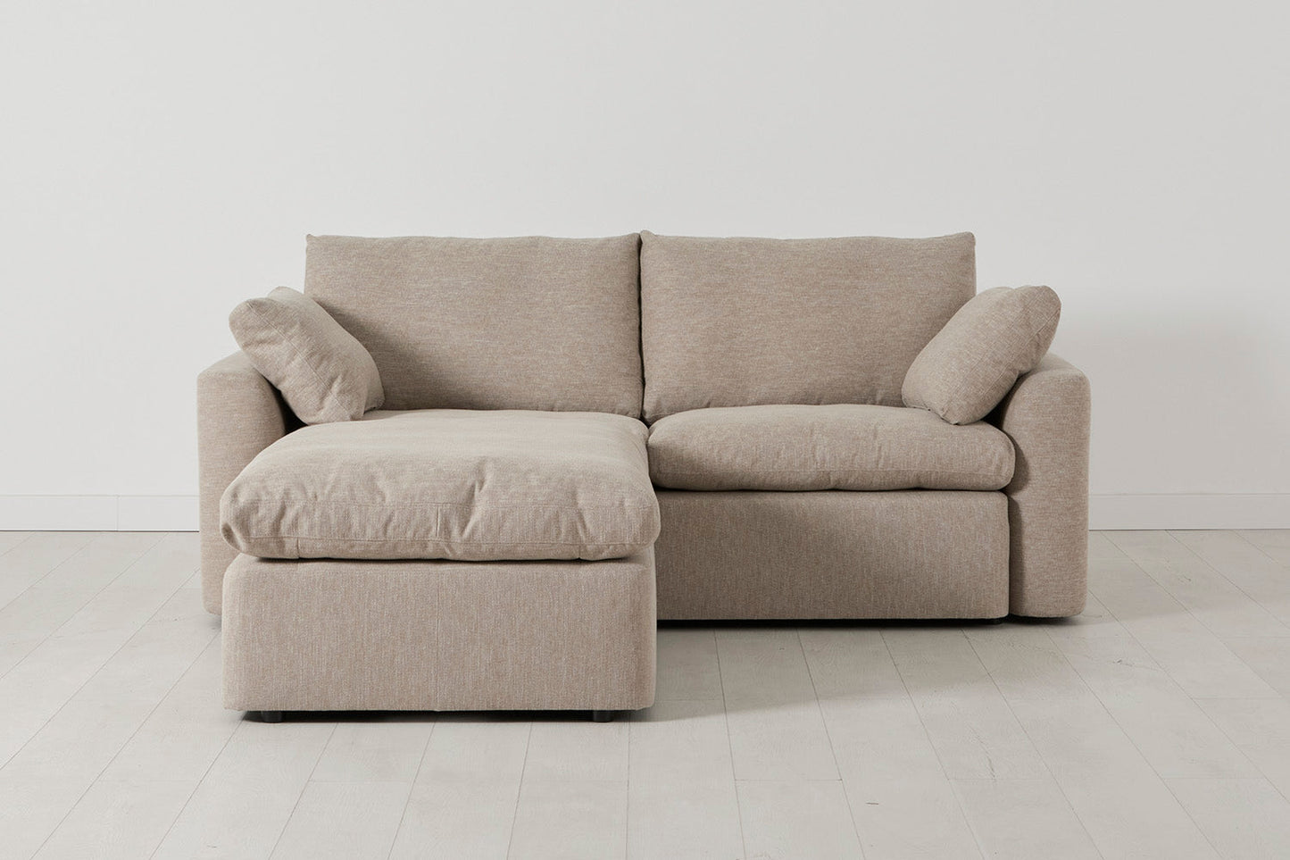 Model 13 2-Seater Left Chaise Sofa, Pumice