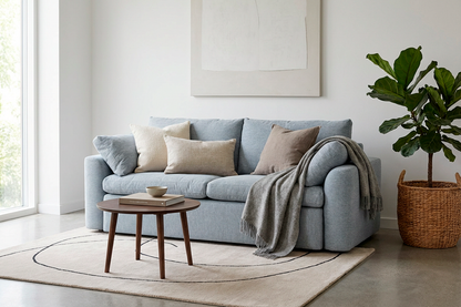Model 13 2-Seater Sofa, Seaglass