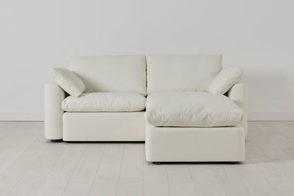 Model 13 2-Seater Right Chaise Sofa, White