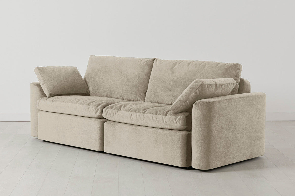Model 13 3-Seater Sofa, Flax