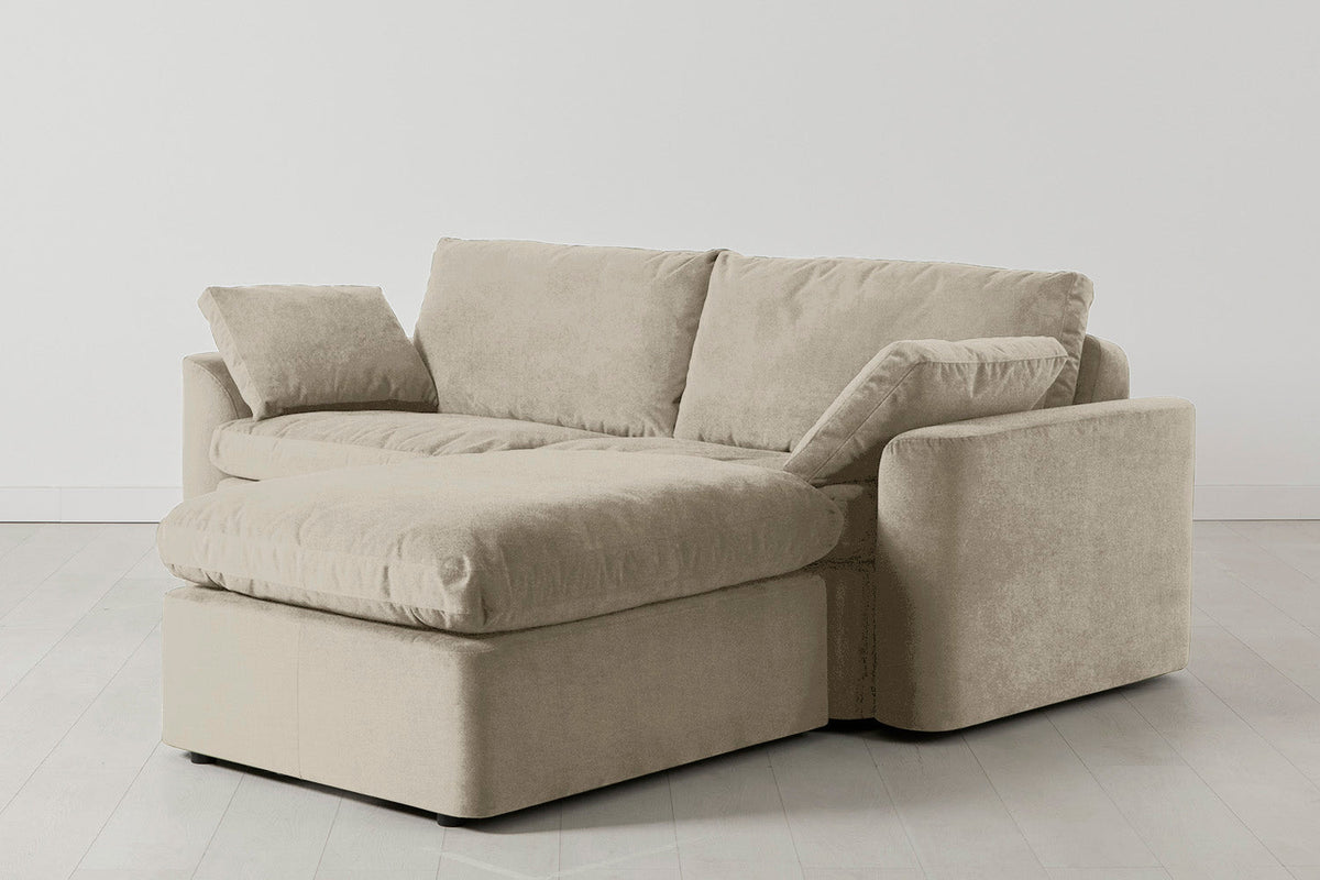 Model 13 3-Seater Sofa with Ottoman, Flax