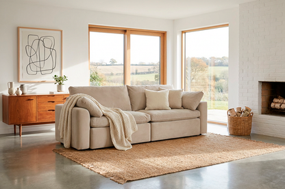Model 13 3-Seater Sofa, Bone