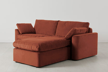 Model 13 3-Seater Right Chaise Sofa, Brick