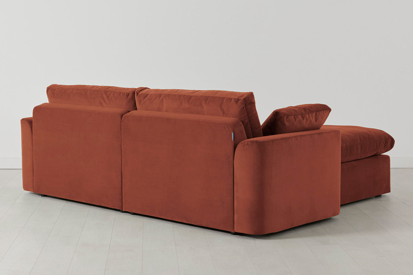 Model 13 3-Seater Right Chaise Sofa, Brick