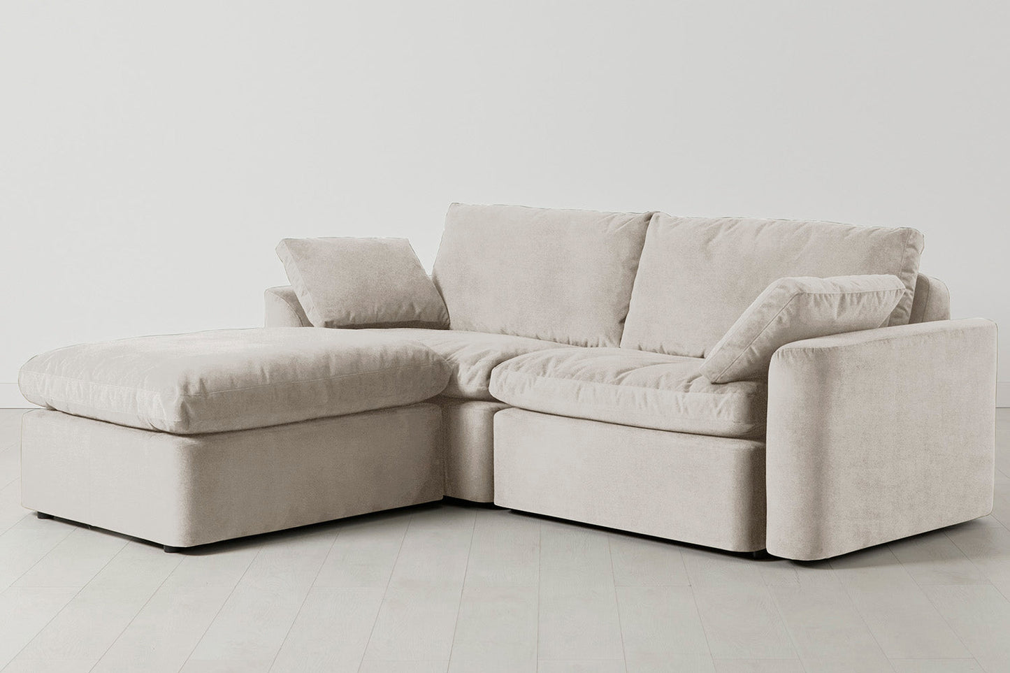 Model 13 3-Seater Left Chaise Sofa, Chalk