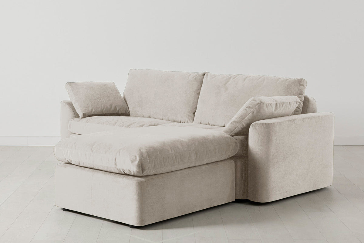 Model 13 3-Seater Right Chaise Sofa, Chalk