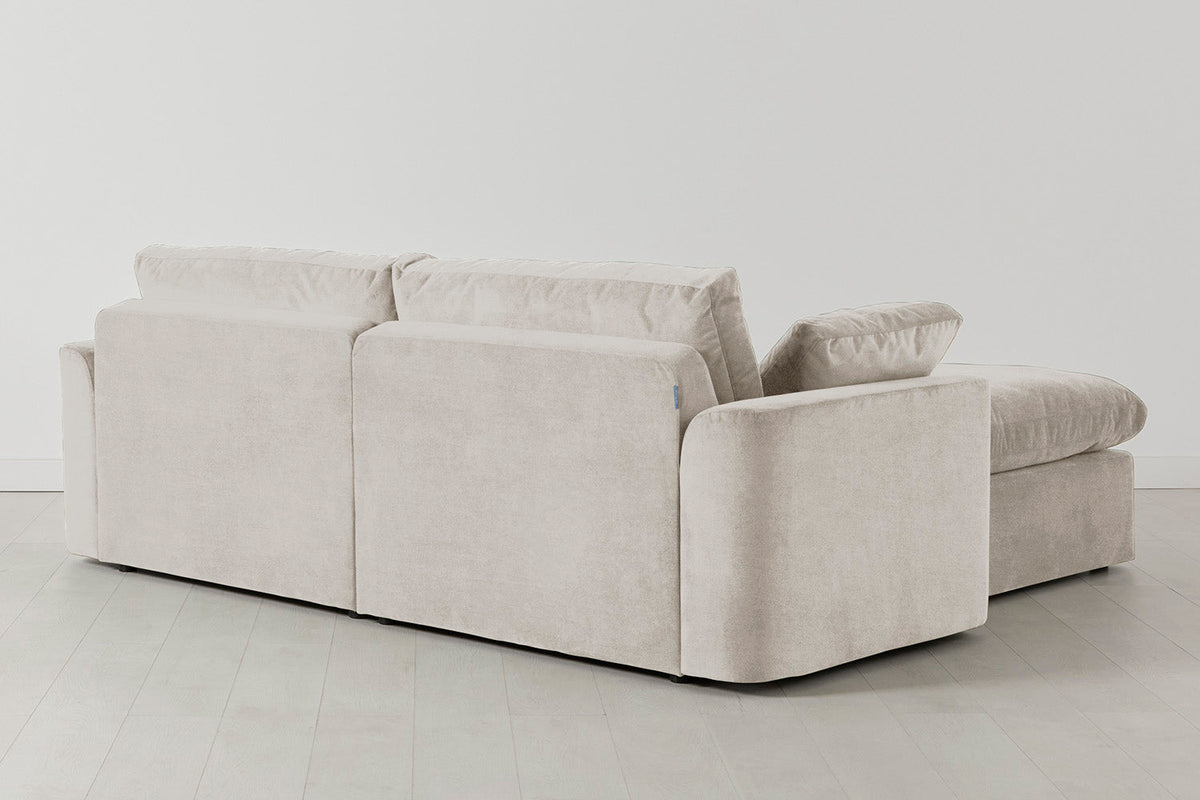 Model 13 3-Seater Right Chaise Sofa, Chalk