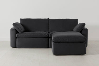Model 13 3-Seater Right Chaise Sofa, Charcoal