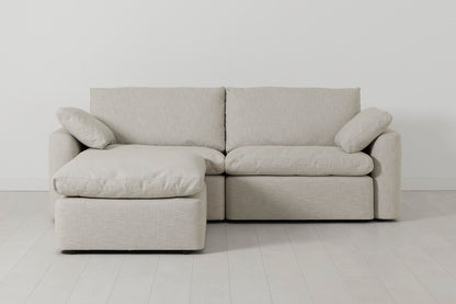Model 13 3-Seater Left Chaise Sofa, Parchment