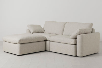 Model 13 3-Seater Left Chaise Sofa, Parchment