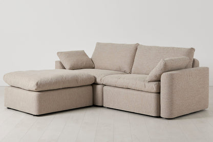 Model 13 3-Seater Left Chaise Sofa, Pumice