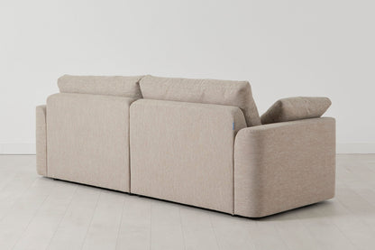 Model 13 3-Seater Left Chaise Sofa, Pumice