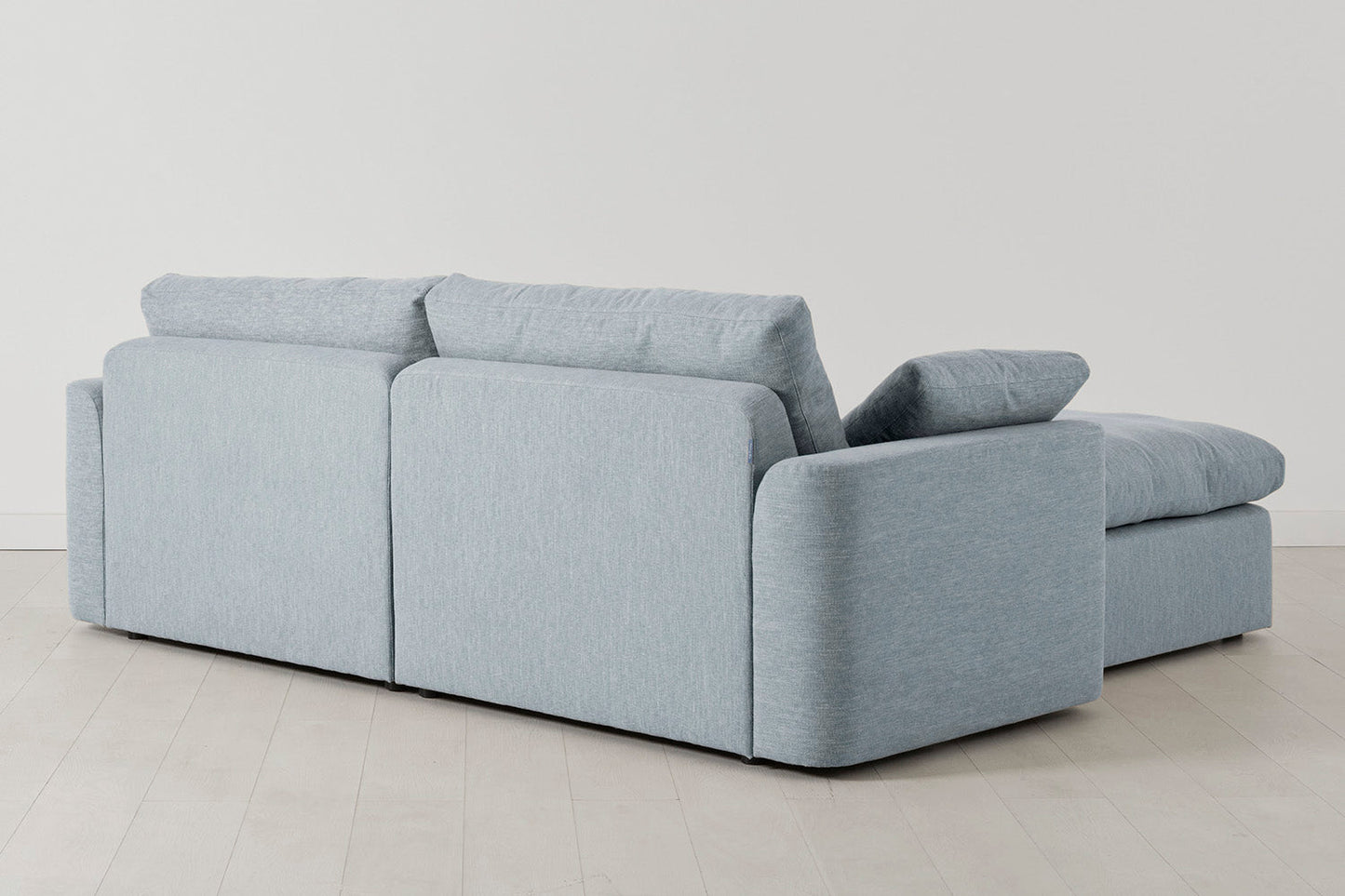 Model 13 3-Seater Right Chaise Sofa, Seaglass