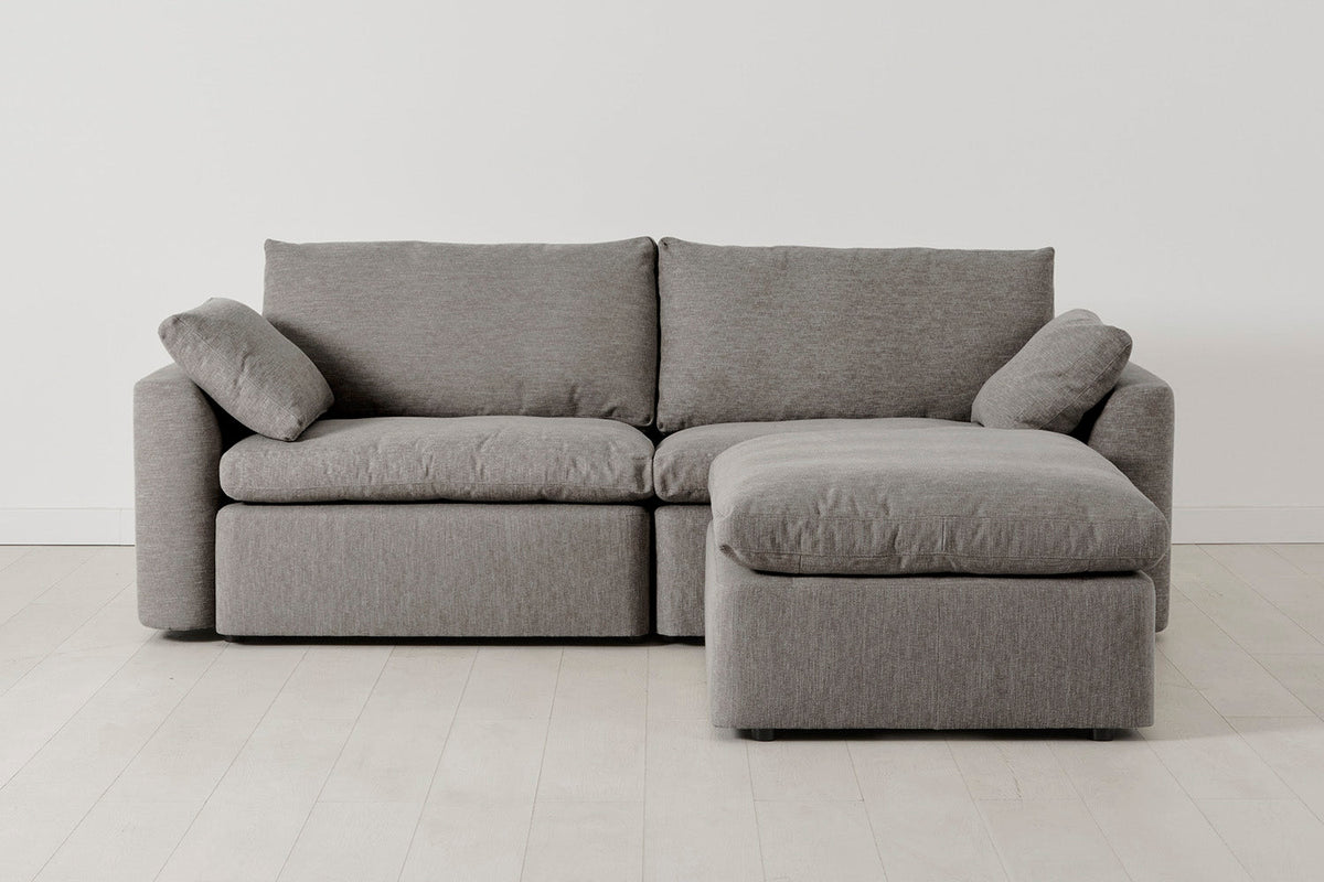 Model 13 3-Seater Right Chaise Sofa, Shadow