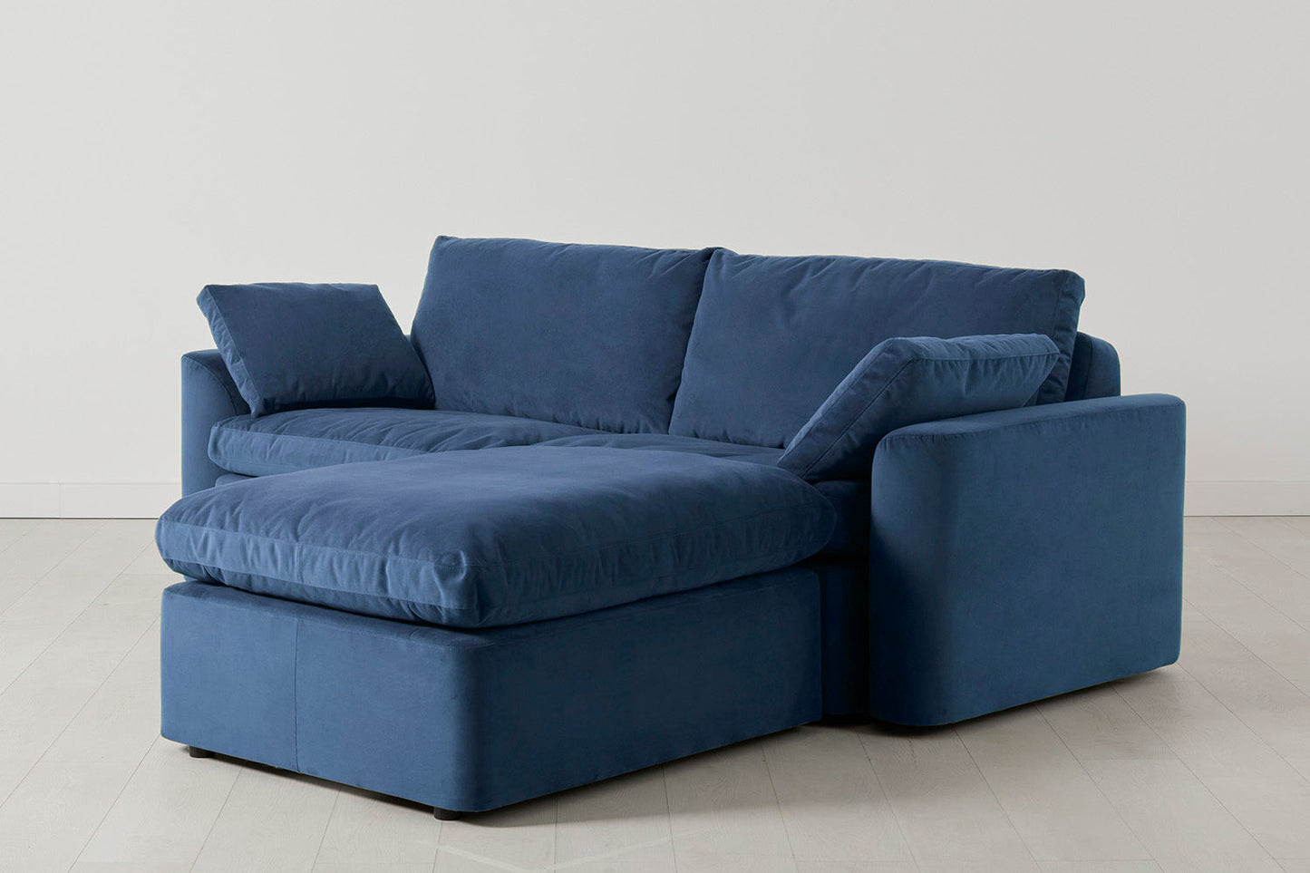 Model 13 3-Seater Right Chaise Sofa, Teal